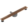 Mexen Flat 360° Slim odpływ liniowy obrotowy 70 cm, miedź szczotkowana - 1C41070