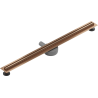 Mexen Flat 360° Slim odpływ liniowy obrotowy 90 cm, miedź szczotkowana - 1C41090