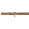 Mexen Flat 360° Slim odpływ liniowy obrotowy 90 cm, miedź szczotkowana - 1C41090