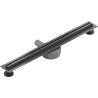 Mexen Flat 360° Slim odpływ liniowy obrotowy 50 cm, gun gray szczotkowany - 1E41050