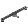 Mexen Flat 360° Slim odpływ liniowy obrotowy 50 cm, gun gray szczotkowany - 1E41050