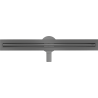 Mexen Flat 360° Slim odpływ liniowy obrotowy 50 cm, gun gray szczotkowany - 1E41050