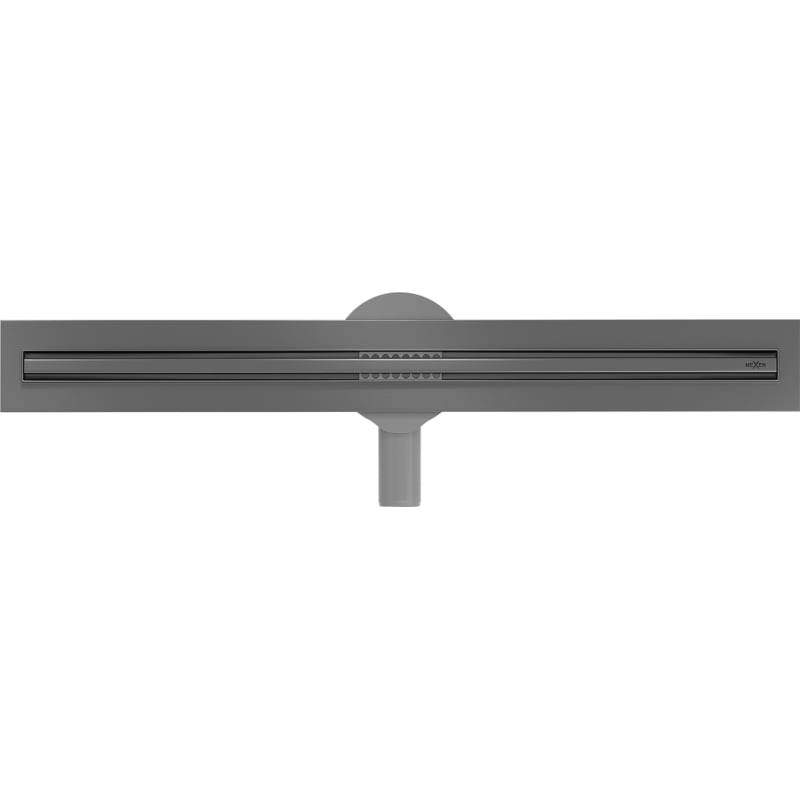 Mexen Flat 360° Slim odpływ liniowy obrotowy 60 cm, gun gray szczotkowany - 1E41060