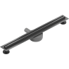 Mexen Flat 360° Slim odpływ liniowy obrotowy 70 cm, gun gray szczotkowany - 1E41070