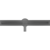 Mexen Flat 360° Slim odpływ liniowy obrotowy 70 cm, gun gray szczotkowany - 1E41070