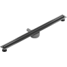 Mexen Flat 360° Slim odpływ liniowy obrotowy 80 cm, gun gray szczotkowany - 1E41080
