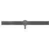 Mexen Flat 360° Slim odpływ liniowy obrotowy 80 cm, gun gray szczotkowany - 1E41080