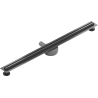 Mexen Flat 360° Slim odpływ liniowy obrotowy 90 cm, gun gray szczotkowany - 1E41090