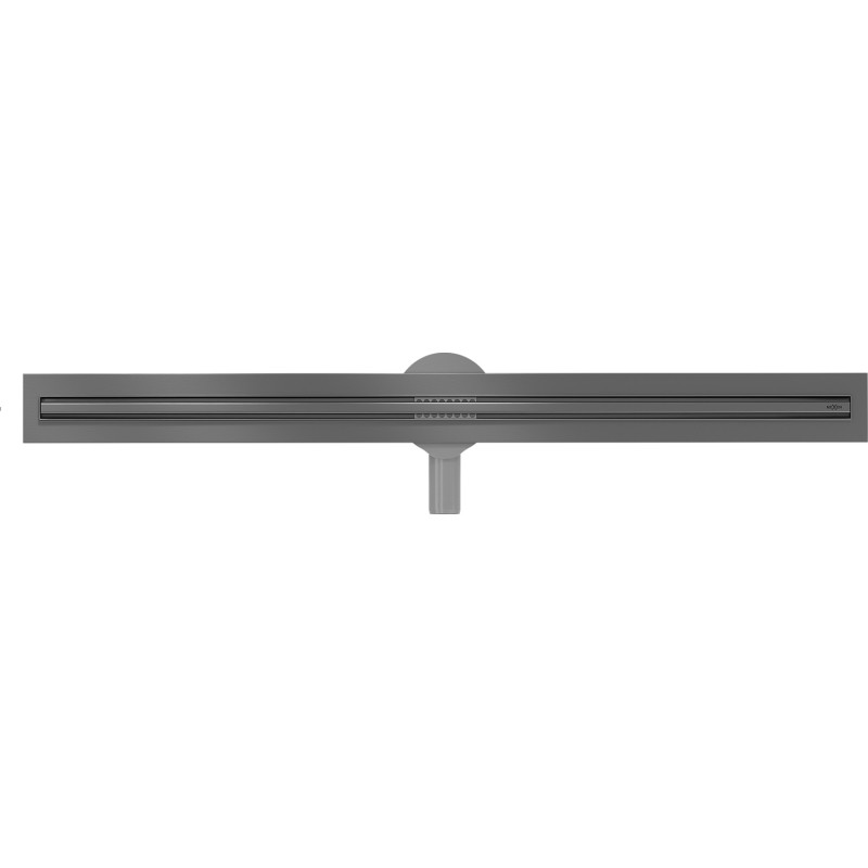 Mexen Flat 360° Slim odpływ liniowy obrotowy 90 cm, gun gray szczotkowany - 1E41090