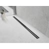 Mexen Flat 360° Slim odpływ liniowy obrotowy 100 cm, gun gray szczotkowany - 1E41100