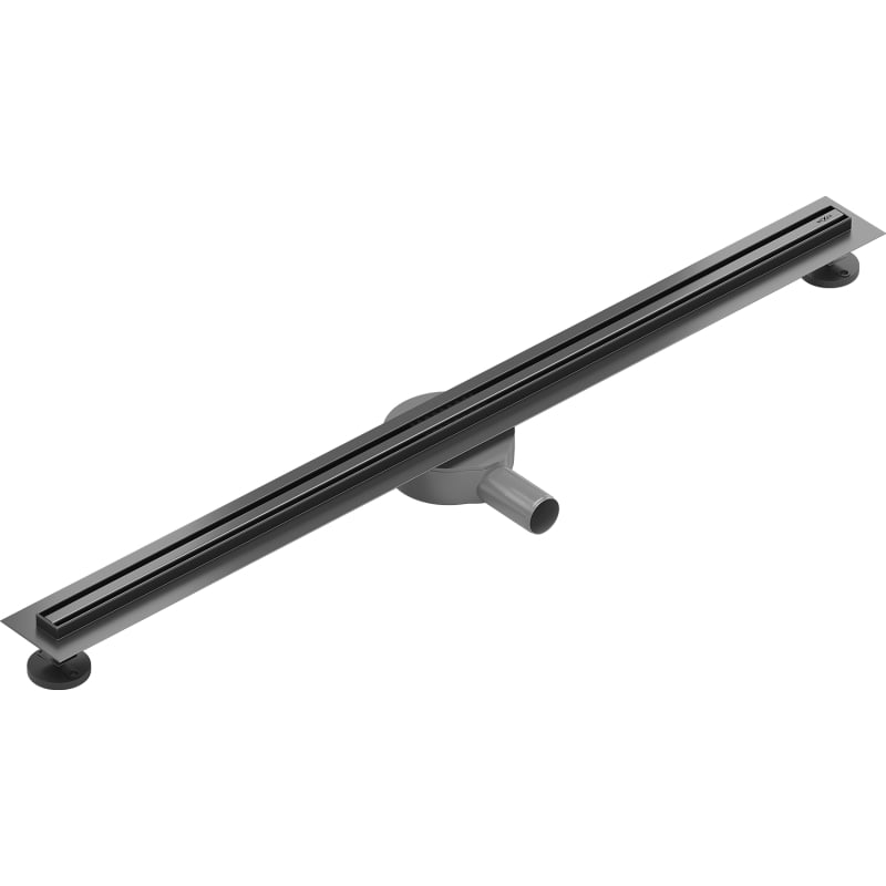 Mexen Flat 360° Slim odpływ liniowy obrotowy 100 cm, gun gray szczotkowany - 1E41100