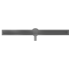 Mexen Flat 360° Slim odpływ liniowy obrotowy 100 cm, gun gray szczotkowany - 1E41100