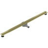 Mexen Flat 360° Slim odpływ liniowy obrotowy 120 cm, złoty szczotkowany - 1A41120