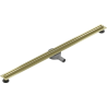 Mexen Flat 360° Slim odpływ liniowy obrotowy 150 cm, złoty szczotkowany - 1A41150