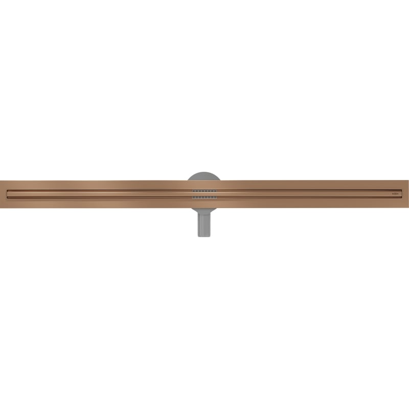 Mexen Flat 360° Slim odpływ liniowy obrotowy 110 cm, miedź szczotkowana - 1C41110