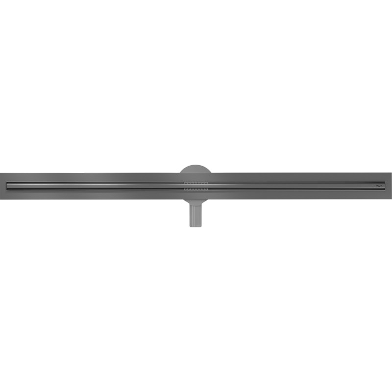 Mexen Flat 360° Slim odpływ liniowy obrotowy 110 cm, gun gray szczotkowany - 1E41110