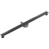 Mexen Flat 360° Slim odpływ liniowy obrotowy 120 cm, gun gray szczotkowany - 1E41120
