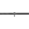 Mexen Flat 360° Slim odpływ liniowy obrotowy 120 cm, gun gray szczotkowany - 1E41120
