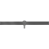 Mexen Flat 360° Slim odpływ liniowy obrotowy 150 cm, gun gray szczotkowany - 1E41150