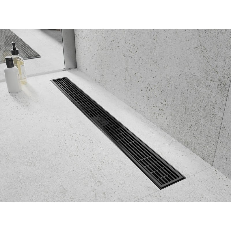 Mexen Flat M33 maskownica do odpływu liniowego 80 cm, czarna - 1733080