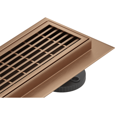 Mexen Flat M33 odpływ liniowy 50 cm, miedź szczotkowana - 1C33050-15