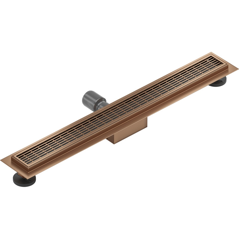 Mexen Flat M33 odpływ liniowy 50 cm, miedź szczotkowana - 1C33050-15