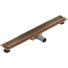Mexen Flat M33 odpływ liniowy 50 cm, miedź szczotkowana - 1C33050-15