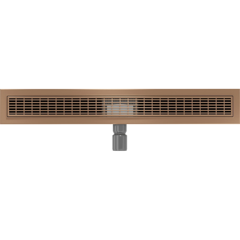 Mexen Flat M33 odpływ liniowy 70 cm, miedź szczotkowana - 1C33070-15