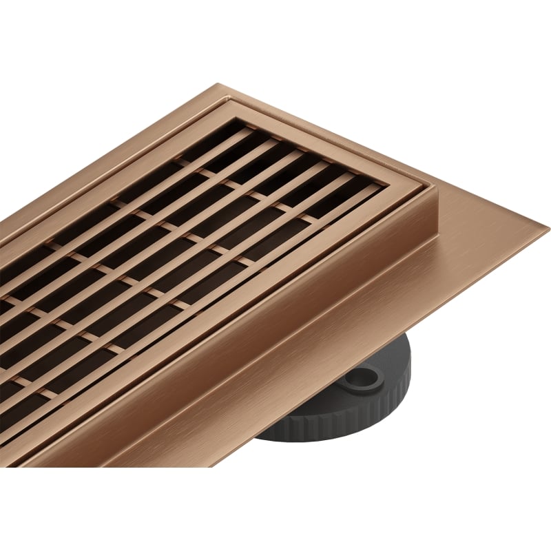 Mexen Flat M33 odpływ liniowy 80 cm, miedź szczotkowana - 1C33080-15