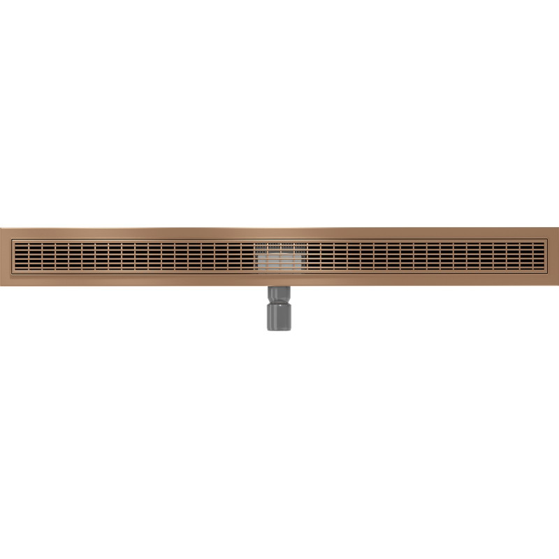 Mexen Flat M33 odpływ liniowy 100 cm, miedź szczotkowana - 1C33100-15