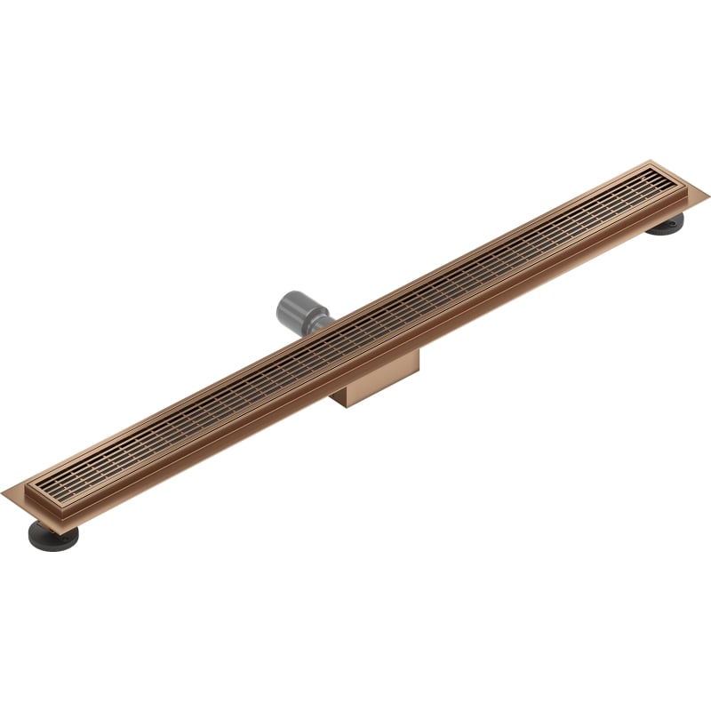 Mexen Flat M33 odpływ liniowy 90 cm, miedź szczotkowana - 1C33090-15
