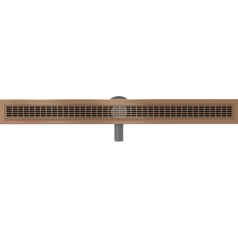 Mexen Flat 360° M33 odpływ liniowy obrotowy 90 cm, miedź szczotkowana - 1C33090-40