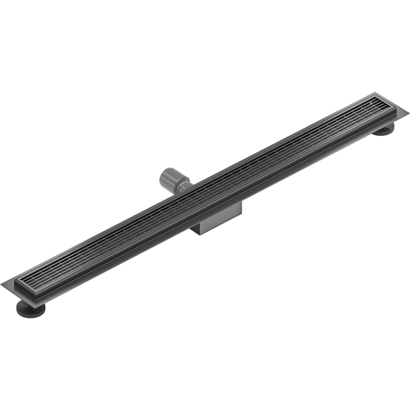 Mexen Flat M33 odpływ liniowy 100 cm, gun gray szczotkowany - 1E33100-15
