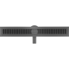 Mexen Flat 360° M33 odpływ liniowy obrotowy 50 cm, gun gray szczotkowany - 1E33050-40