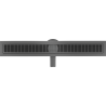Mexen Flat 360° M33 odpływ liniowy obrotowy 60 cm, gun gray szczotkowany - 1E33060-40