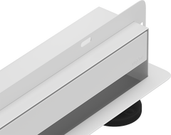 Mexen Flat Wall odpływ liniowy ścienny 2w1 90 cm, biały - 1230090