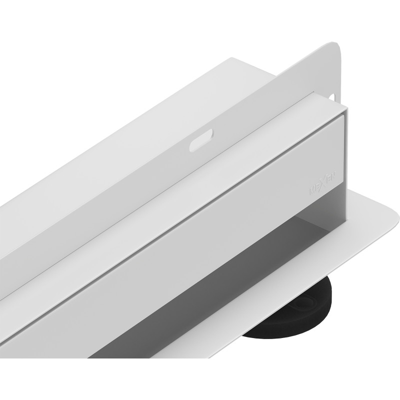 Mexen Flat Wall odpływ liniowy ścienny 2w1 110 cm, biały - 1230110