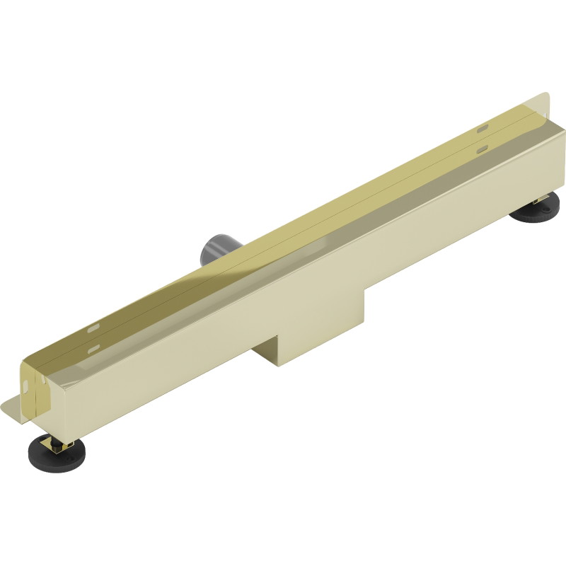 Mexen Flat Wall odpływ liniowy ścienny 2w1 50 cm, złoty - 1530050