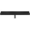 Mexen Flat Wall odpływ liniowy ścienny 2w1 50 cm, czarny - 1730050