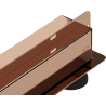 Mexen Flat Wall odpływ liniowy ścienny 2w1 70 cm, różowe złoto - 1630070