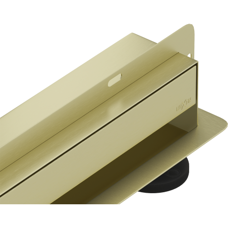 Mexen Flat Wall odpływ liniowy ścienny 2w1 80 cm, złoty szczotkowany - 1A30080