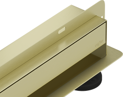 Mexen Flat Wall odpływ liniowy ścienny 2w1 80 cm, złoty szczotkowany - 1A30080