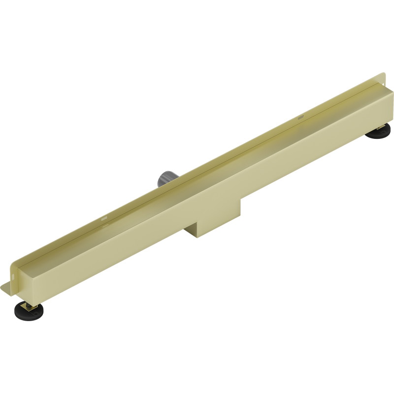Mexen Flat Wall odpływ liniowy ścienny 2w1 100 cm, złoty szczotkowany - 1A30100