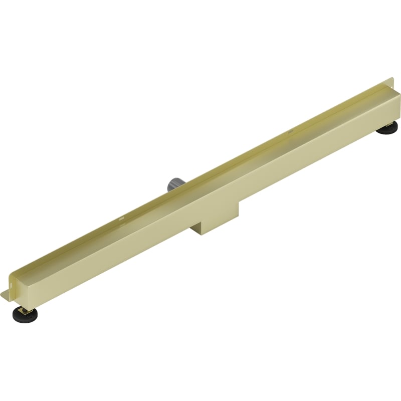 Mexen Flat Wall odpływ liniowy ścienny 2w1 110 cm, złoty szczotkowany - 1A30110