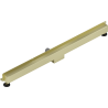 Mexen Flat Wall odpływ liniowy ścienny 2w1 110 cm, złoty szczotkowany - 1A30110