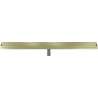 Mexen Flat Wall odpływ liniowy ścienny 2w1 110 cm, złoty szczotkowany - 1A30110