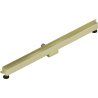 Mexen Flat Wall odpływ liniowy ścienny 2w1 120 cm, złoty szczotkowany - 1A30120