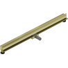 Mexen Flat Wall odpływ liniowy ścienny 2w1 120 cm, złoty szczotkowany - 1A30120