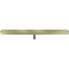 Mexen Flat Wall odpływ liniowy ścienny 2w1 120 cm, złoty szczotkowany - 1A30120
