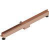 Mexen Flat Wall odpływ liniowy ścienny 2w1 80 cm, różowe złoto - 1630080